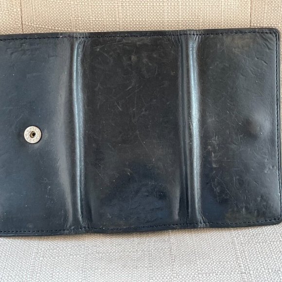 Cocomeister Signature Key Chain Black Leather Key Holder Bag Trifold Key Fob - Picture 7 of 10